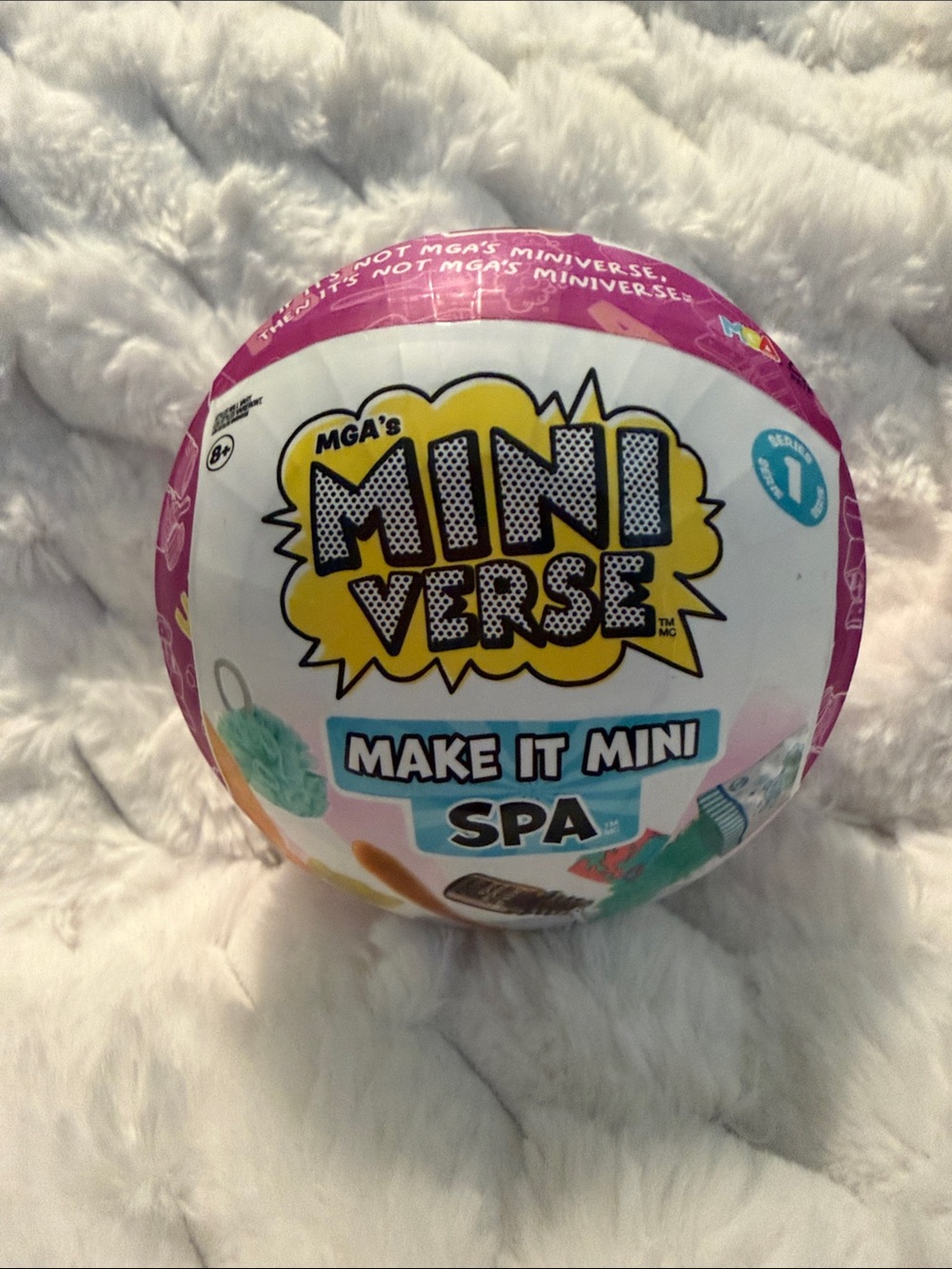 MGA's Mini Verse Make It Mini Spa - Pink Collectible Bath Playset
